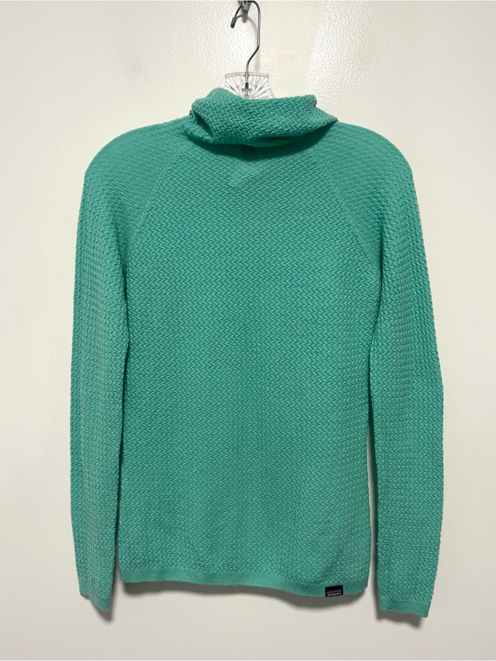 Patagonia Capilene Air Hoody Knit Athletic Hoodie Teal Merino Wool Women’s Small